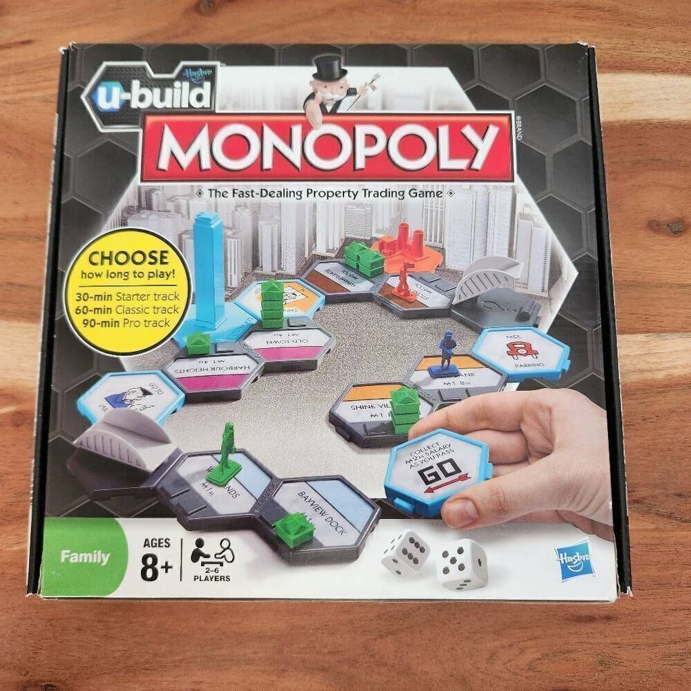 Monopoly U-Build board game build yourself